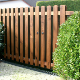 Portillon en Bois Rustique pour un Accueil Chaleureux Bergerac